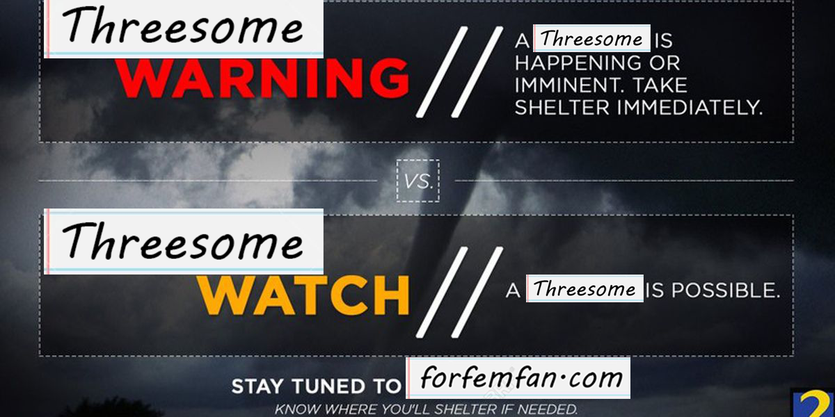 Know the difference: threesome watch
